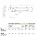 Design Elektroheizkörper Büroklammer verchromt von Scirocco H Viadurini