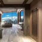 Elektroheizkörper bunt, modernes Design, Winter von Scirocco H Viadurini