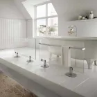 Design Floor Elektroheizkörper in transparentem Sternglas Viadurini