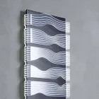 Design Elektrischer Heizkörper für Wohnzimmer oder Badezimmer mit 1000 W LED - Shine Viadurini