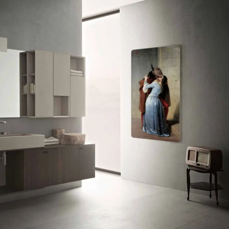 Termoarredo elektrisches modernes Design individualisiert mit Fotos Jonny Viadurini