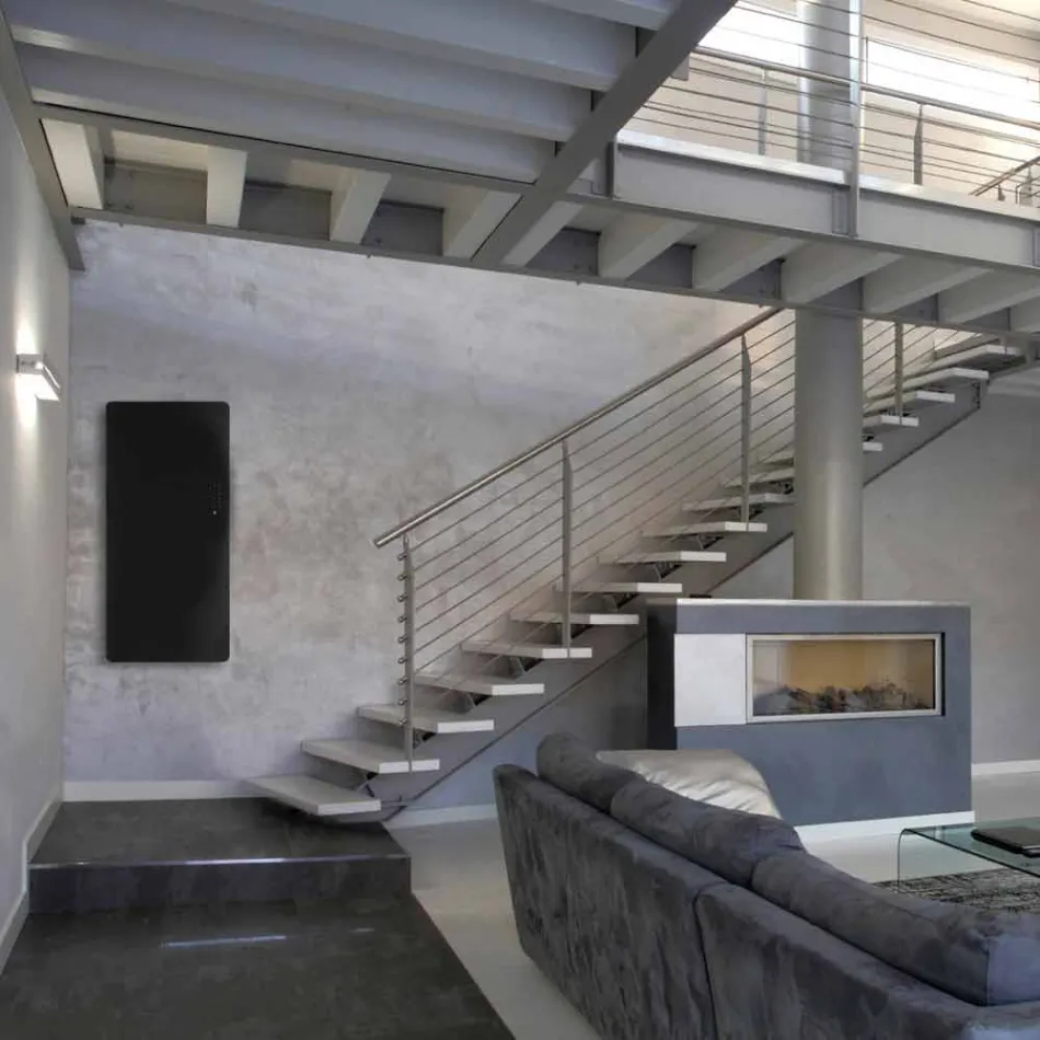 Elektrische Ausführung Termoarredo in Jonny gehärtetem Glas Viadurini