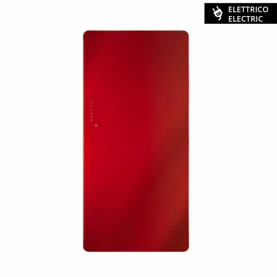 Elektrische Ausführung Termoarredo in Jonny gehärtetem Glas Viadurini