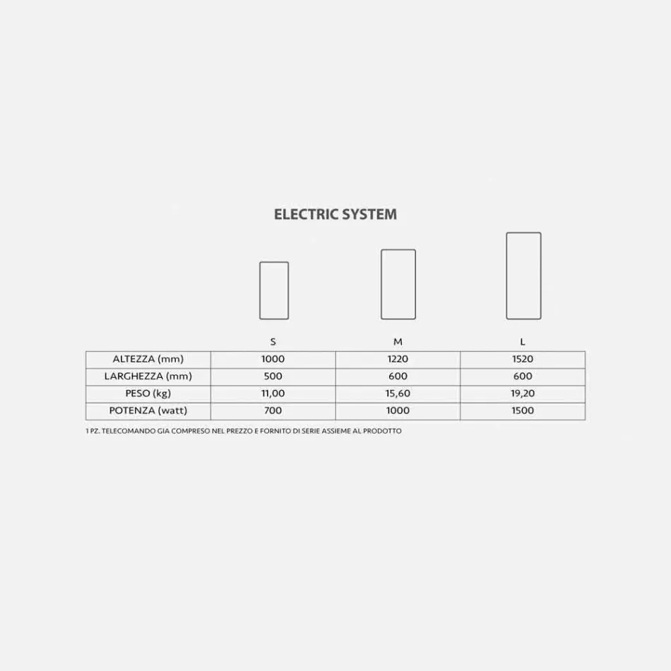 Infarot Glasheizung Jonny Modell Viadurini