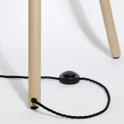 Freistehender elektrischer Heizkörper aus Stahl mit Fußschalter - Tree Viadurini