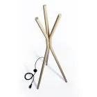 Freistehender Elektroheizkörper aus Stahl mit Fußschalter - Tree Viadurini