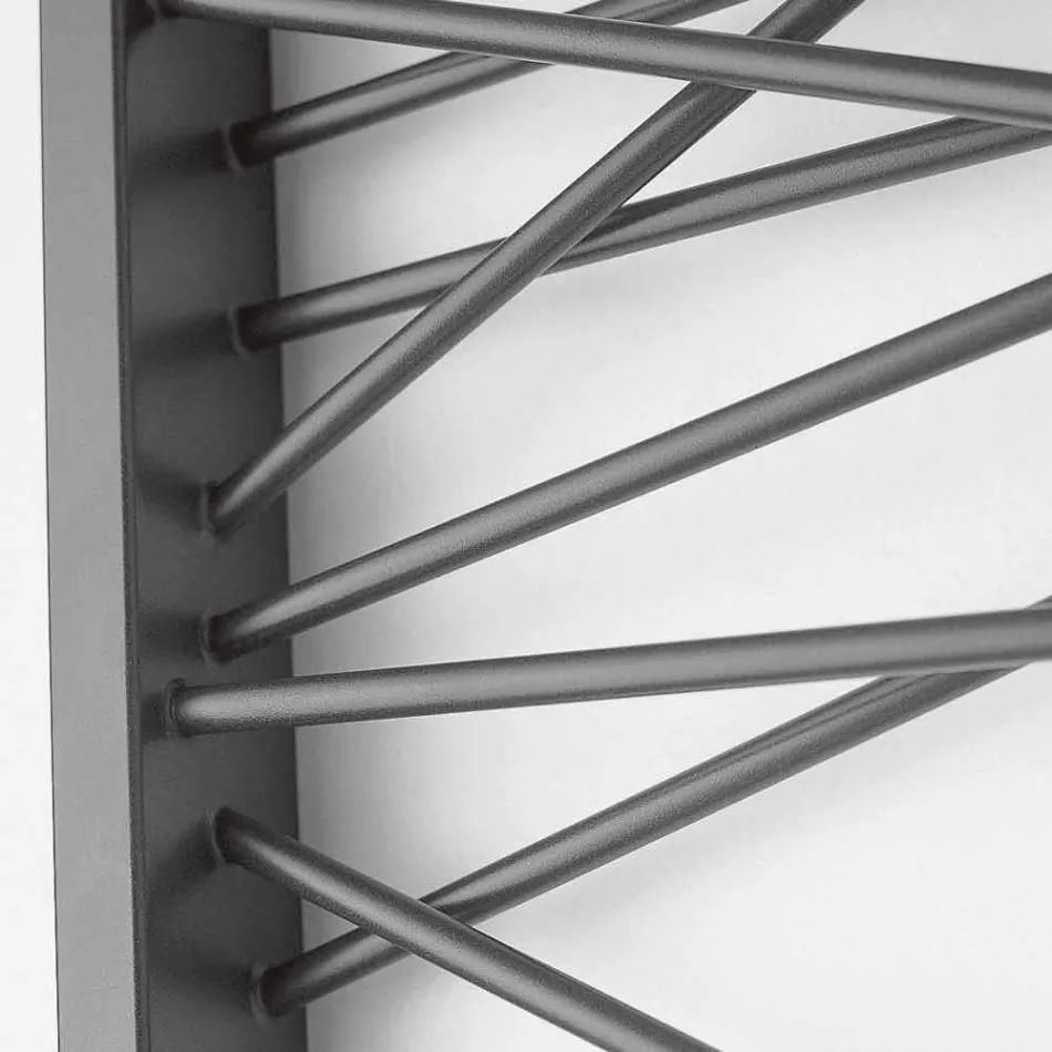 Elektroheizkörper aus Stahl, urbanen Stil Mikado Scirocco H Viadurini