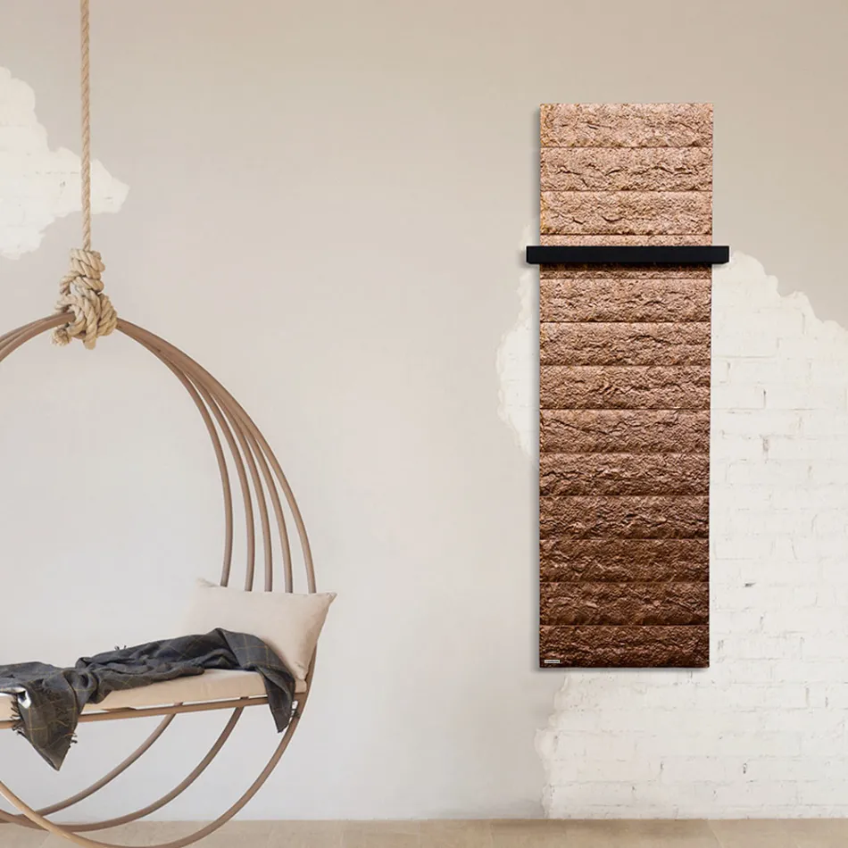 Elektrischer Heizkörper aus italienischem Marmorpulver bis 1400 Watt – Terraa Viadurini