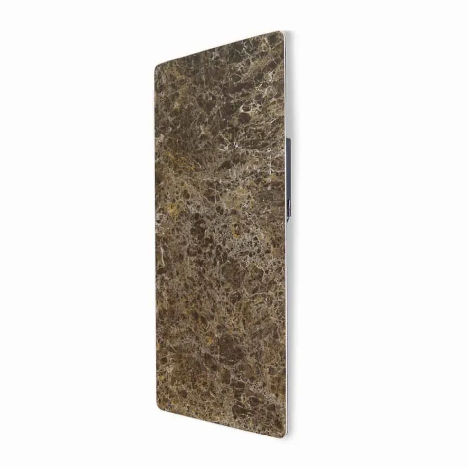 Elektrischer Heizkörper aus gehärtetem Glas mit Jonny-Steinoptik Viadurini