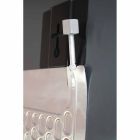 Elektrischer Heizkörper aus gehärtetem Glas mit Jonny-Steinoptik Viadurini