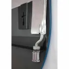 Elektrischer Heizkörper aus gehärtetem Glas mit Jonny-Steinoptik Viadurini