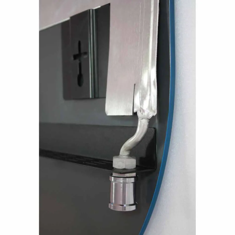 Elektrischer Heizkörper aus gehärtetem Glas mit Jonny-Steinoptik Viadurini