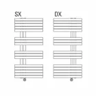 Modernes Design Wandheizkörper für Badezimmer 400 W - Pfau Viadurini