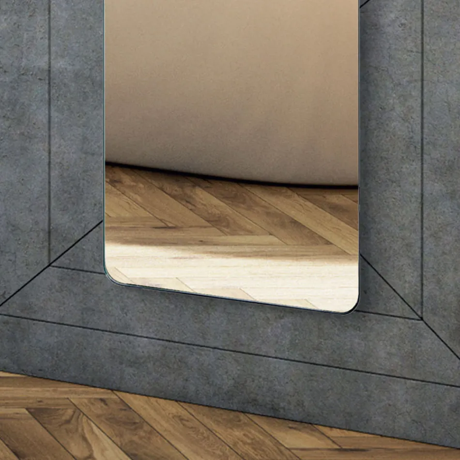 Elektrischer Heizkörper aus Glas und Aluminium, hergestellt in Italien – Glasur Viadurini