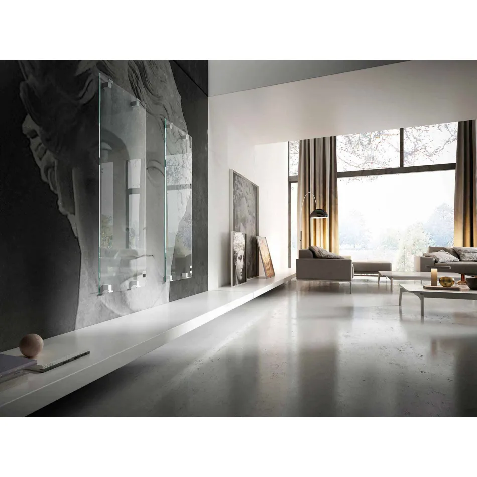 Design-Elektrokeramik-Heizkörper in Star-Glas, made in Italy Viadurini