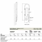 Elektroheizkörper im Büroklammer Design Graffe von Scirocco H Viadurini