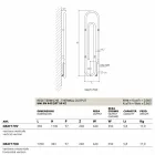 Elektroheizkörper im Büroklammer Design Graffe von Scirocco H Viadurini
