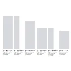 Hybrid-Designerheizkörper aus glattem italienischem Marmorpulver – Linien Viadurini