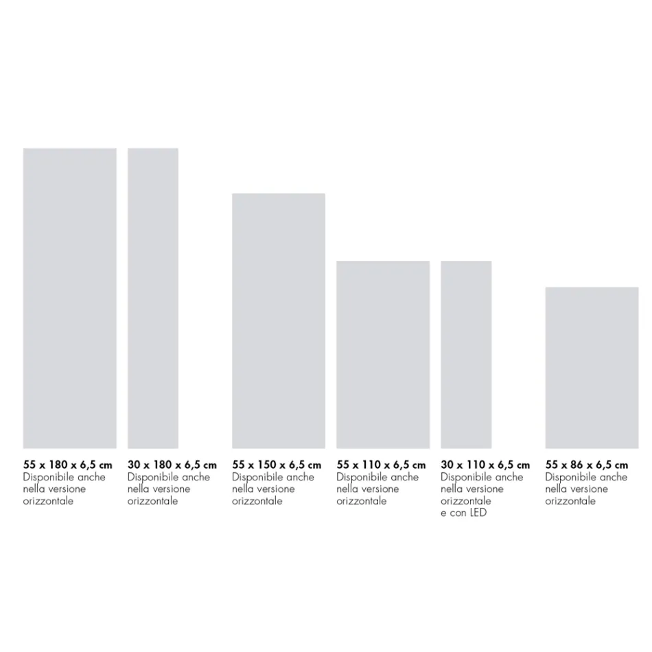 Hybrid-Designerheizkörper aus glattem italienischem Marmorpulver – Linien Viadurini