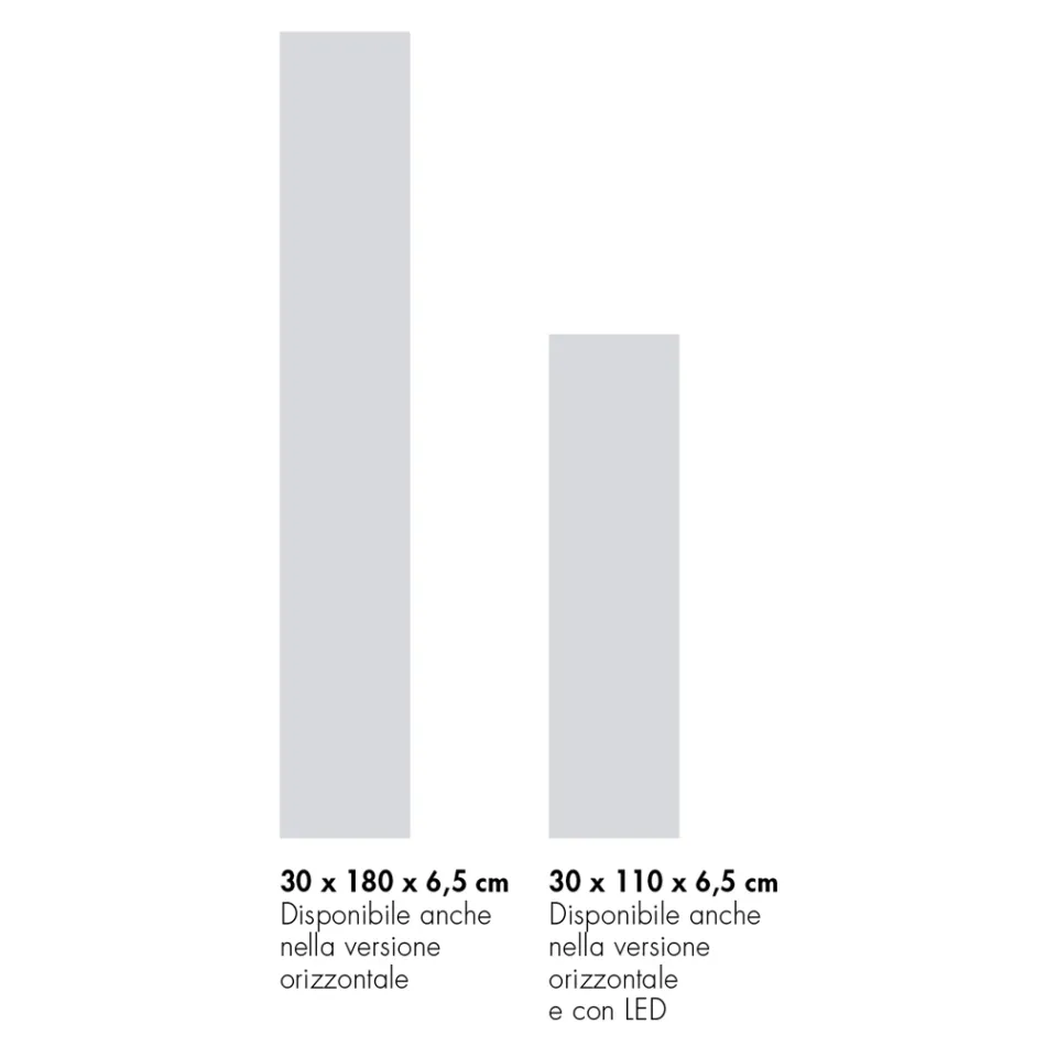 Hydraulischer Heizkörper bis 480 Watt aus italienischem Marmorpulver - Naturae Viadurini