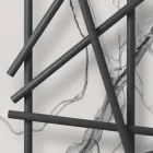 Hydraulischer Heizkörper aus Stahl mit runden Rohren, hergestellt in Italien – Random Viadurini