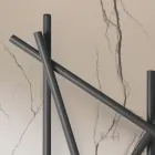 Hydraulischer Stahlheizkörper mit Rundrohren Made in Italy - Random Viadurini