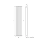 Hydraulischer Kühler aus Kohlenstoffstahl, hergestellt in Italien – Cannoli Viadurini