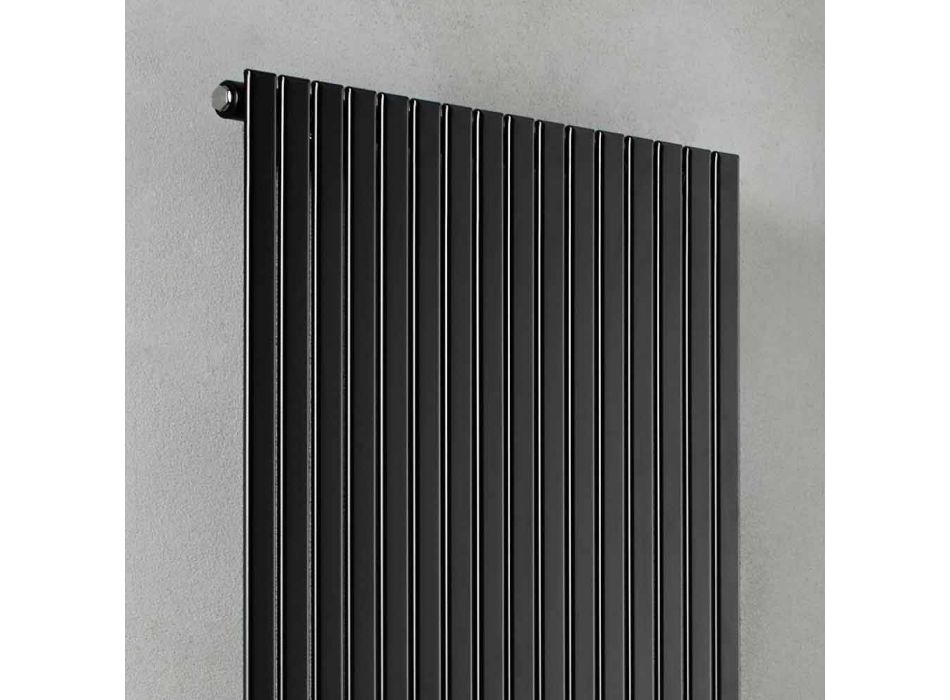Modernes Design Vertikaler hydraulischer Wandkühler bis 1224 Watt - Regolo Viadurini
