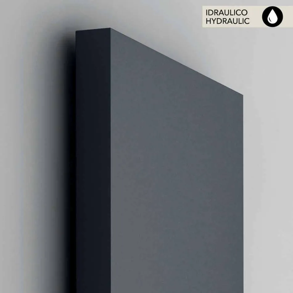 Hydraulikvertikalstrahler, Stahlabdeckung, Scirocco H Licht Viadurini