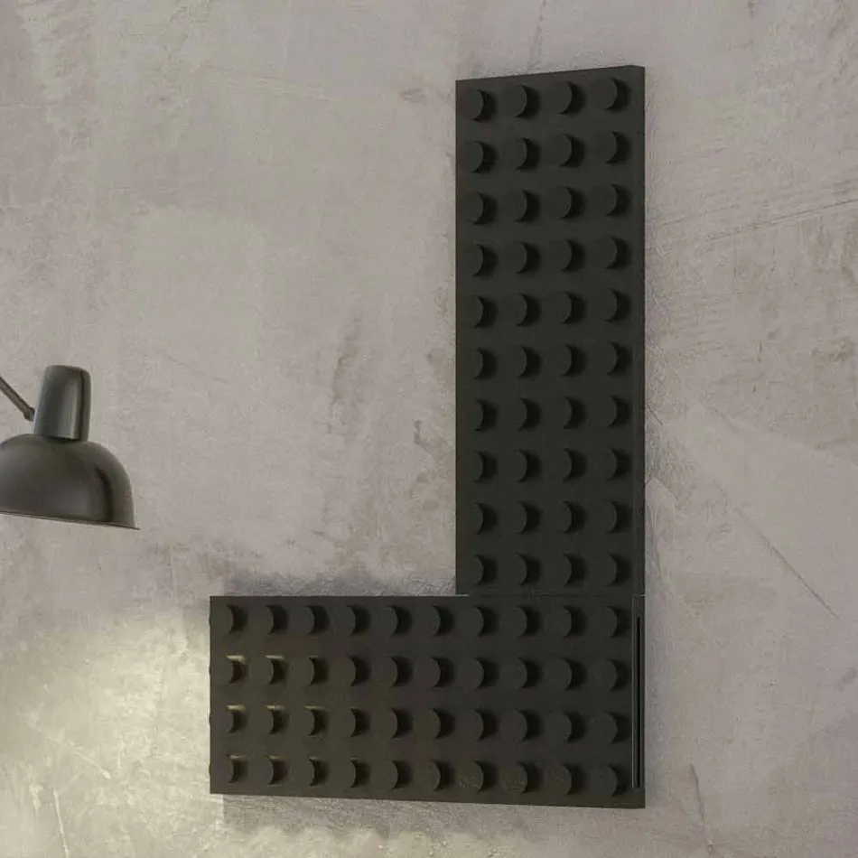 Termoarredo lego moderner elektrischer gefärbt, Ziegel von Scirocco H Viadurini