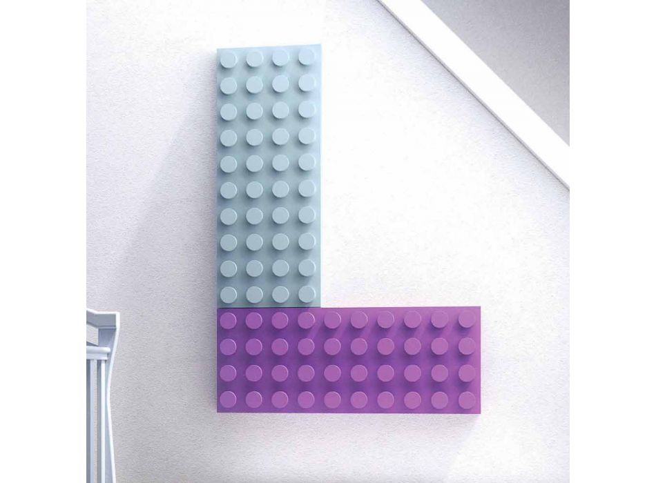 Termoarredo lego Hydraulische modernes Design Brick von Scirocco H Viadurini