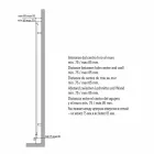 Heizkörper Handtuchheizung Badezimmer Quadrat Design in Stahl 412 W - Turm Viadurini