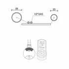 Elektrisch beheizter Handtuchhalter in verchromtem Stahl Design 700 W - Pfau Viadurini