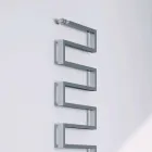 Termoarredo vertikale Hydraulikchromoberfläche Snake von Scirocco H Viadurini