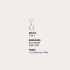 Toscot Piastra Deckenleuchte 1-flammig Made in Toscana Viadurini