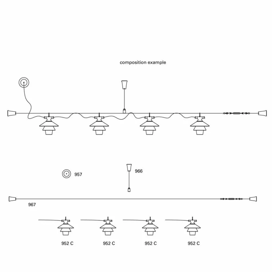 TOSCOT Battersea Hängelampe mit Terrakotta-Topf Viadurini