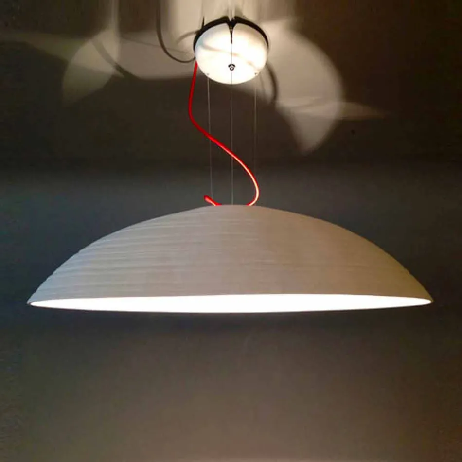 TOSCOT Notorius Lampe oval Suspension in Toskana gemacht Viadurini