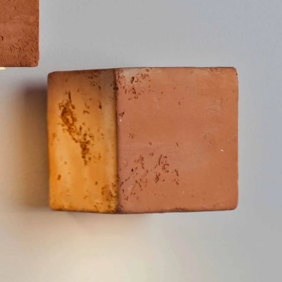 TOSCOT Smith Applikation Außen Terrakotta LED, handgefertigt Viadurini