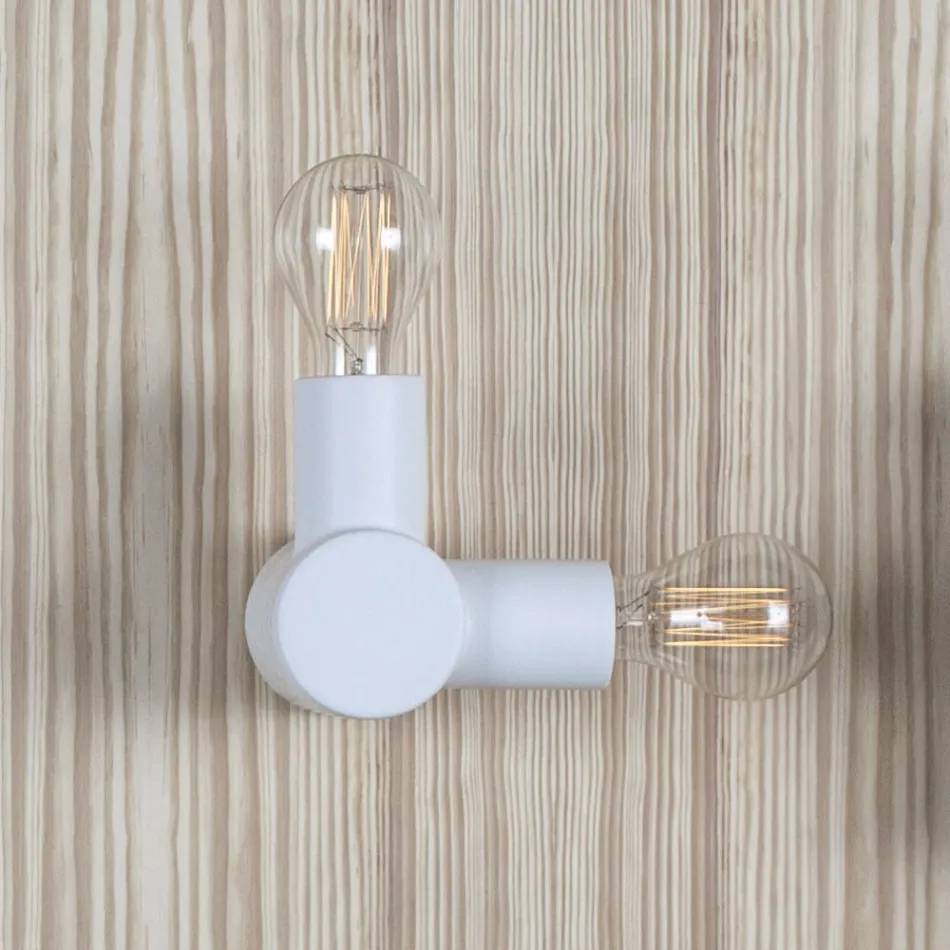 Toscot Traffic Wandleuchte aus Keramik und Metall, hergestellt in der Toskana Viadurini