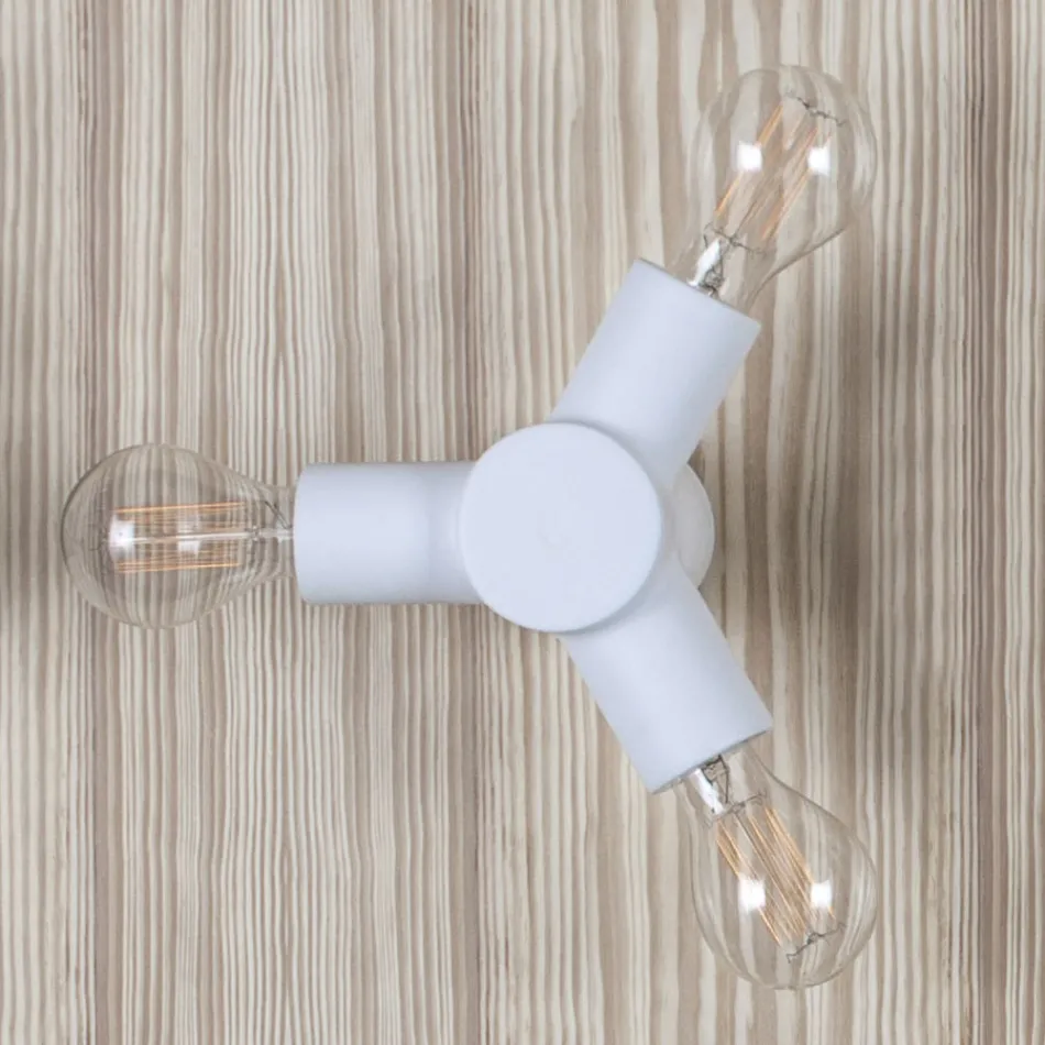 Toscot Traffic Wandleuchte aus Metall und Keramik, hergestellt in der Toskana Viadurini