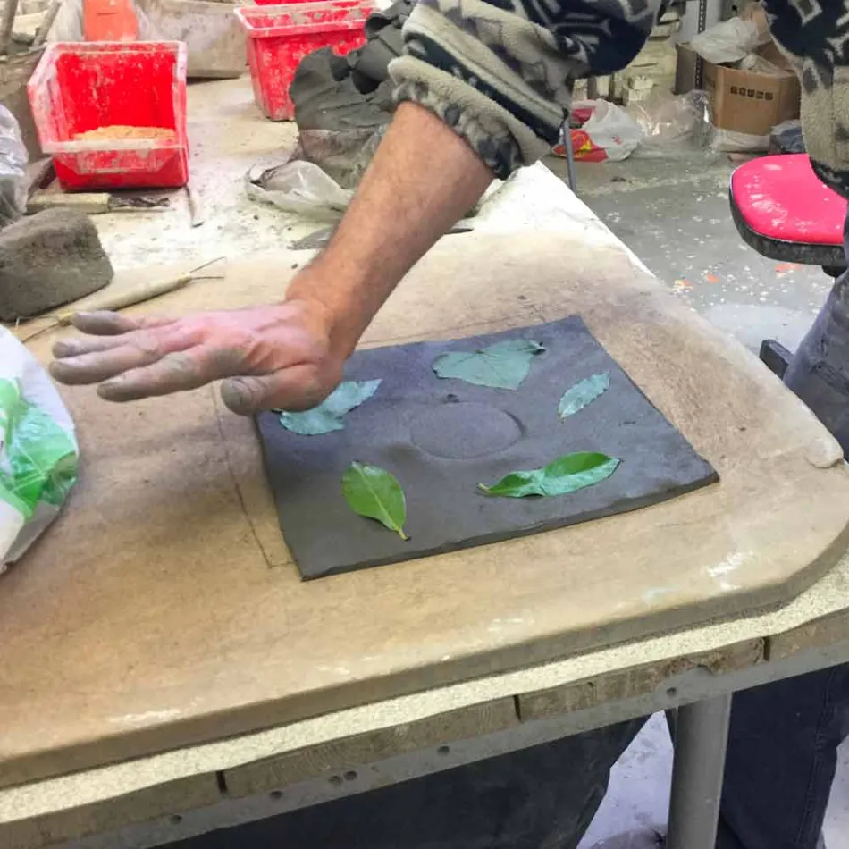 Toscot Vivaldi Design Wandlampe aus Terrakotta, hergestellt in Italien Viadurini