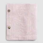 Modulare Tischdecke aus farbigem Leinen mit Knopflöchern und 10 Knöpfen – Mittelmeer Viadurini