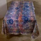 Tischdecke italienischer Kunst mit handbedruckter Baumwolle One Piece - Brands Viadurini