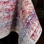 Tischdecke italienischer Kunst mit handbedruckter Baumwolle One Piece - Brands Viadurini