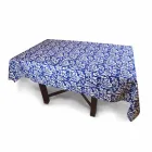 100% italienische handgefertigte Leinentischdecke mit einteiligem Handabdruck - Marken Viadurini