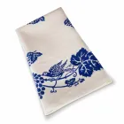 Hochkünstlerische Leinentischdecke mit italienischem Kunsthanddruck - Marken Viadurini