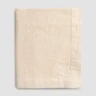 Rechteckige Leinentischdecke mit Knopflöchern und 12 Luxusknöpfen – Mediterran Viadurini