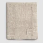 Rechteckige Leinentischdecke mit Knopflöchern und 12 Luxusknöpfen – Mediterran Viadurini