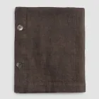 Rechteckige Leinentischdecke mit Knopflöchern und 12 Luxusknöpfen – Mediterran Viadurini