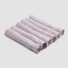 Schwere Leinenservietten mit gefaltetem Rand, verschiedene Farben, 6 Stück – Onestini Viadurini